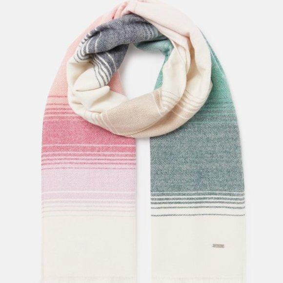 NWT Joules UK Ombre Scarf 🩷Pink goes well with green💚 - Picture 4 of 6